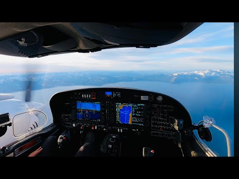 Lake Tahoe Flight Vlog / DA-42VI GO AROUND!