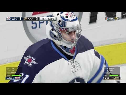 NHL® 16 Winnipeg Jets vs Anaheim Ducks Gameplay