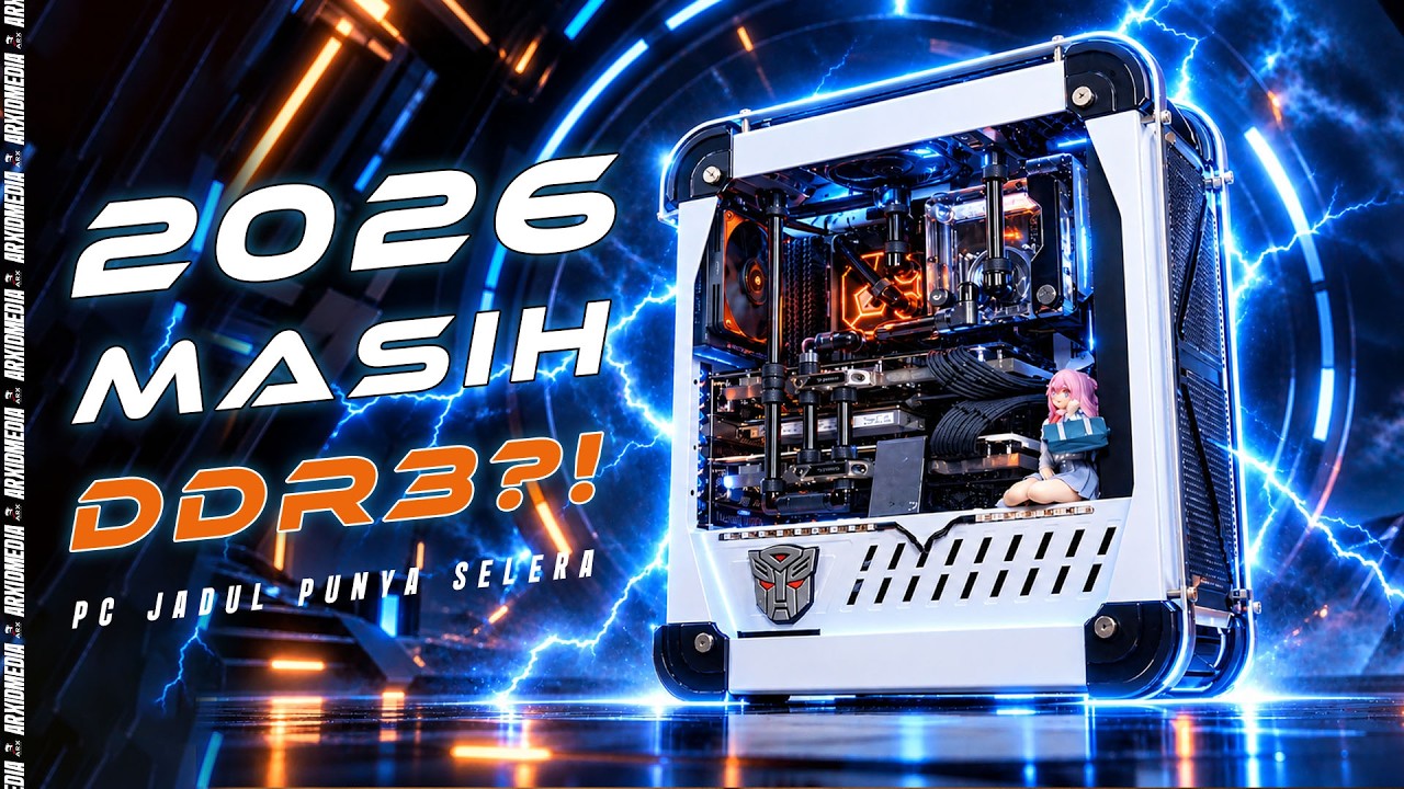 NgisengSek: PC Rakitan DDR3 PRO MAX! Dual GPU + Custom Loop!