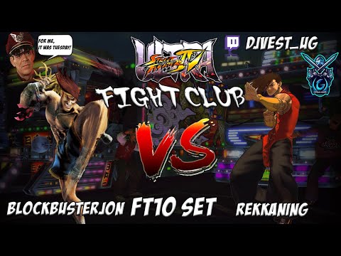 USF4 Fight Club - BlockBusterJon VS Rekkaning FT10 Set
