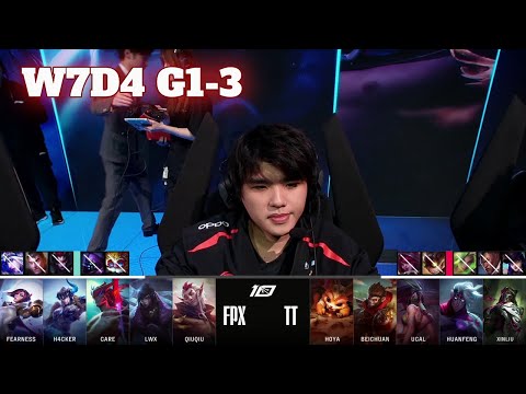 FPX vs TT - Game 3 | Week 7 Day 4 LPL Spring 2023 | FunPlus Phoenix vs TT G3