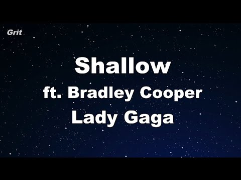 Shallow - Lady Gaga, Bradley Cooper Karaoke 【No Guide Melody】 Instrumental