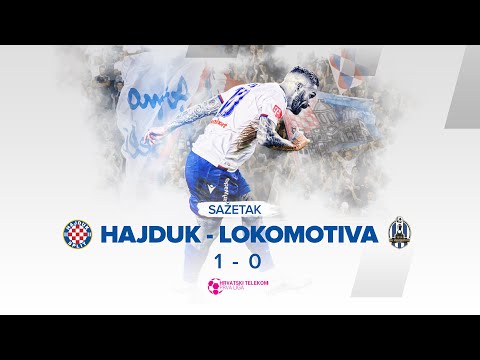 [SAŽETAK] Hajduk - Lokomotiva 1:0 | 10. kolo HT Prve lige