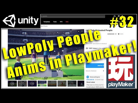 Playmaker Polyperfect Low Poly People - Playmaker Unity for Beginners