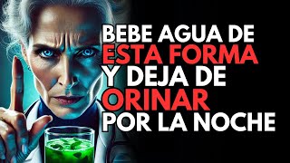 Cómo BEBER AGUA correctamente para DORMIR toda la NOCHE sin INTERRUPCIONES