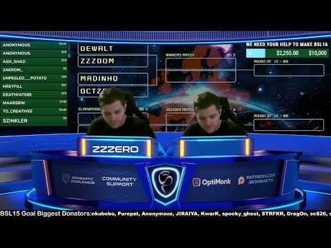 BSL15 Europe: Ro16 Group B: Dewalt, ZZZoom, MadiNho, OctZerg - StarCraft:Remastered