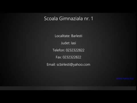 Scoala Gimnaziala nr. 1 Barlesti