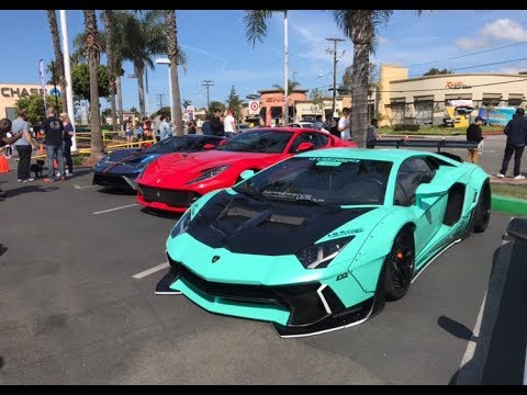 SUPERCAR SHOW LAMBORGHINI NEWPORT BEACH CAR SHOW 04.06.2019