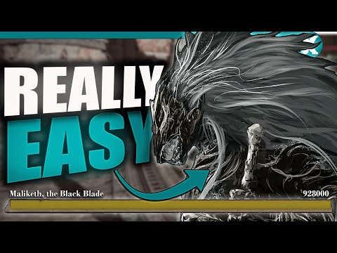 The BEST Way To Cheese MALIKETH In Elden Ring - Defeat in 3 HITS!