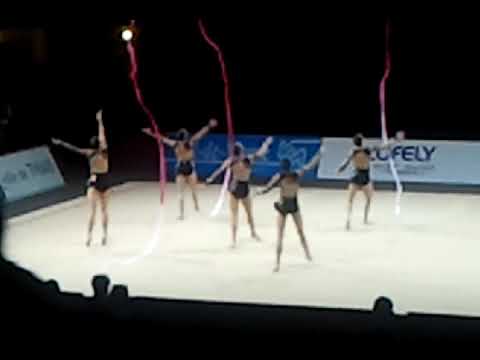 POLAND 3 ribbons 2 hoops - 2011 Thiais Groups AA (poor quality)