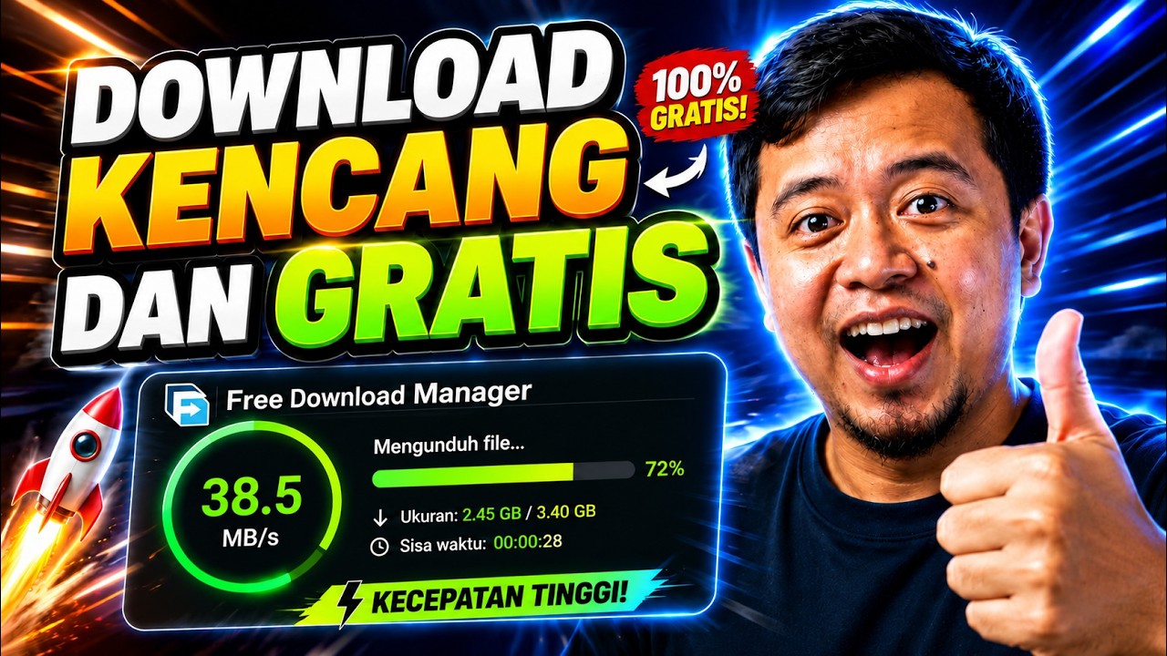 BYE BYE IDM! Cobain FDM Free Download Manager GRATIS Yang PoewerFULL