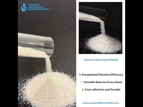 White silica sand