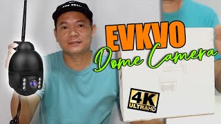 EVKVO 4K ULTRA HD PTZ DOME IP CAMERA UNBOXING AND HOW TO DOWNLOAD NEYE3C APP AND CONNECT TO WIFI!