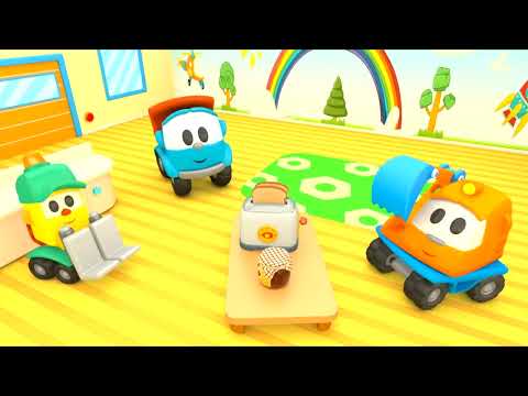 Leo the Truck and Big Trucks – Car Cartoons Full Episodes for Kids