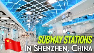 ShenZhen’s beautiful new metro lines and stations