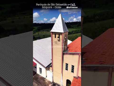 MOIPORÁ GOIAS, PROJETO VISÃO AÉREA- PAROQUIA SAO SEBASTIÃO.