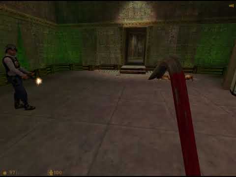 Half life security guard somehow survives a barnacle