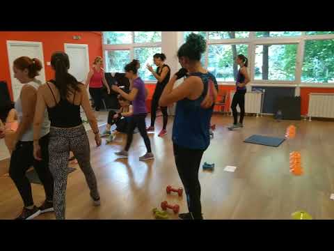 Табата с Меги - 07.06.2018 тренировка на позиции