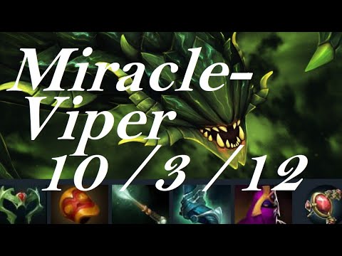 Miracle- off Viper - 〃∀〃~♡ - B8 vs Nigma game2 - BEYOND EPIC - dota2