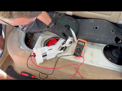 Replacing the fuel pump and sending unit in a 2005 BMW X5 e53 (Code P0460)