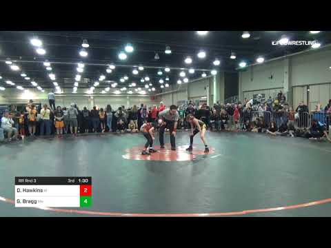 72 Lbs Rr Rnd 3 Daisey Hawkins Team Rhode Island Vs Gigi Bragg Team Minnesota