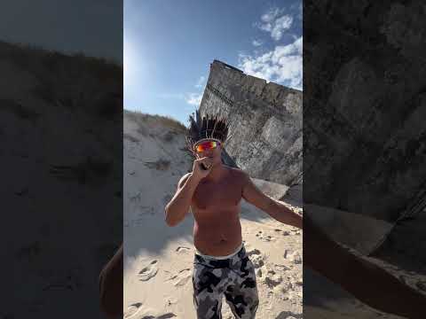 O indígena, atualizado, chamou a atenção para o grave problema da erosão na Baía da Traição PB