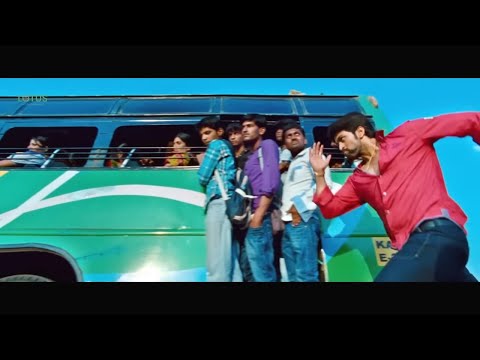 Yash Chasing To Catch Bus To Impress Heroine Super Scenes - Rajahuli Kannada Movie Part 2