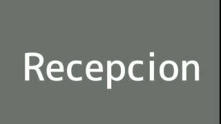 How to say Receipt in Spanish