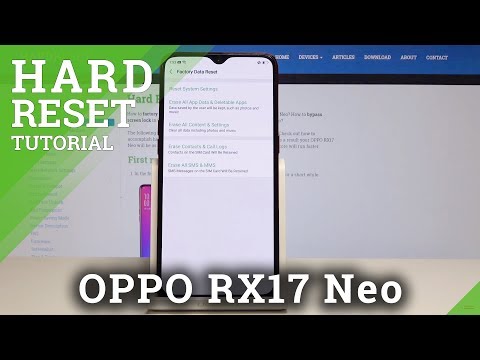 How to Reset System Settings in OPPO RX17 Neo - Restore Default System Set Up
