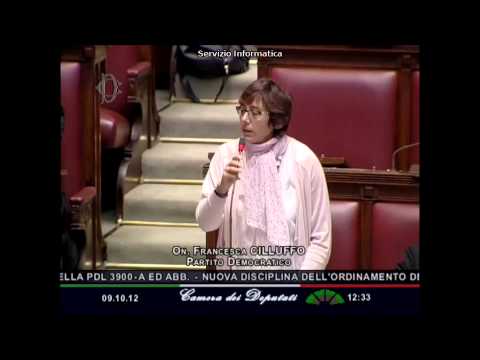 Francesca Cilluffo: intervento alla Camera dei Deputati emendamento riforma Professione Forense