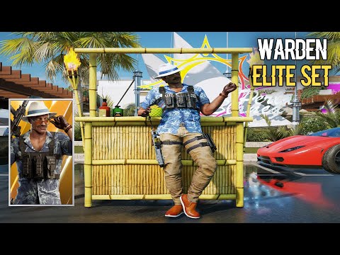 New WARDEN Elite Set MVP ANIMATION, Weapon Skin - IN-GAME Showcase - Rainbow Six Siege Year 7