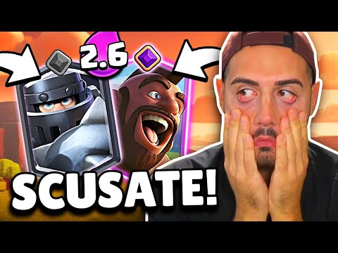 MI DISSOCIO... GRAN CAVALIERE nel DECK 2.6 DOMATORE! 🤮 Clash Royale ITA
