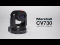 CV730 - 30x Zoom UHD60 IP/NDI® PTZ Camera - OVERVIEW
