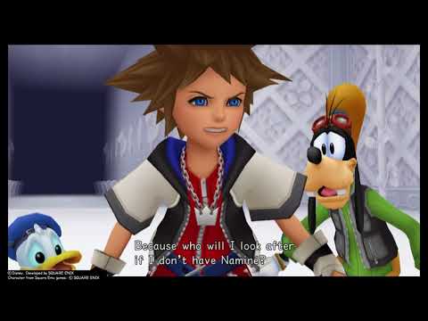 KINGDOM HEARTS CHAIN OF MEMORIES RIKU PROTECTS NAMINE