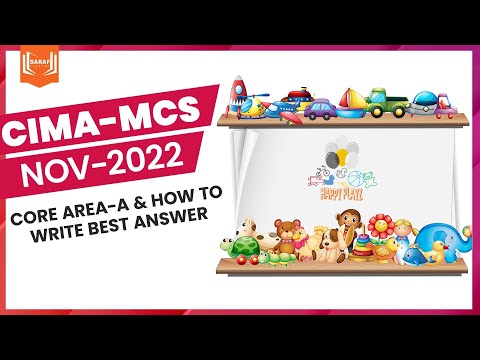 CIMA MCS Nov 2022  |  Core Area-A & How to write Best Answer