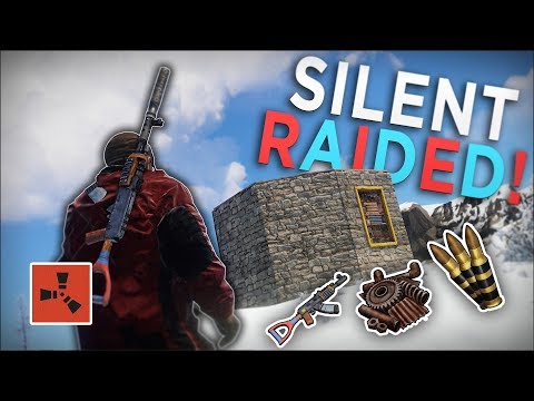 SILENT RAIDING a BASE in a SULFUR INFESTED AREA! - Rust Solo Survival #5