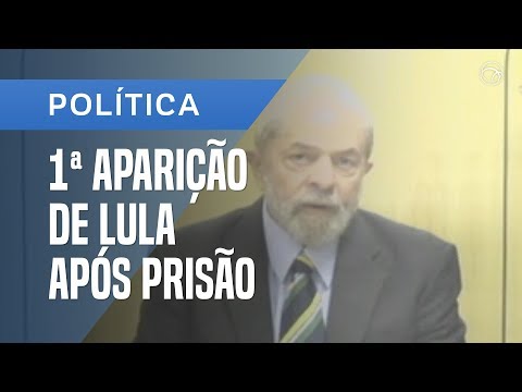 Estou cansado de mentiras, diz Lula em 1ª aparição pública após a prisão...