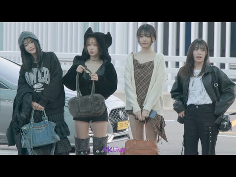 QWER 큐더블유이알 Incheon ICN Departure to New York for 1st World Tour Rockation 251030