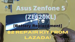 Asus Zenfone 5 battery replacement|$2 repair kit from Lazada