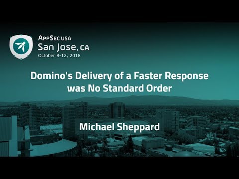 Image thumbnail for talk Domino's Delivery of a Faster Response was No Standard Order