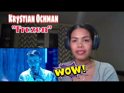 Its MyrnaG REACTS TO Krystian Ochman - "Frozen" - Finale - The Voice of Poland