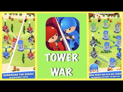 Tower War - Tactical Conquest Gameplay Walkthrough | iOS & Android | by SayGames