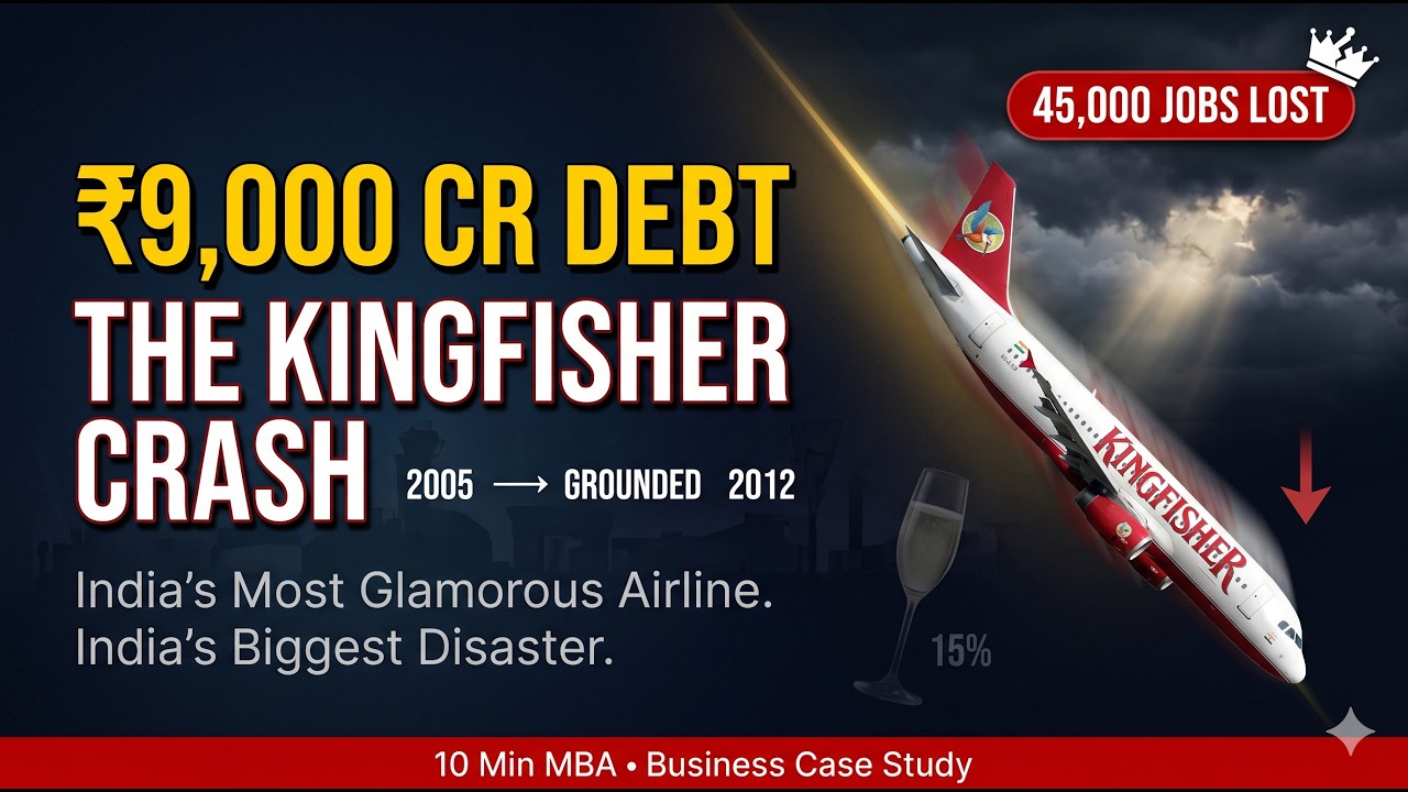 Kingfisher Airlines: How Vijay Mallya Burned ₹9,000 Crore and India's Most Glamorous Airline