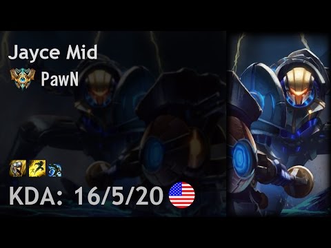 Jayce Mid vs Ryze - PawN - NA Challenger Patch 6.20