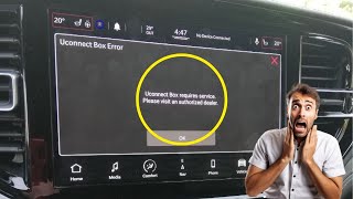 “Uconnect box requires service” warning in Chrysler, Jeep, and Dodge cars