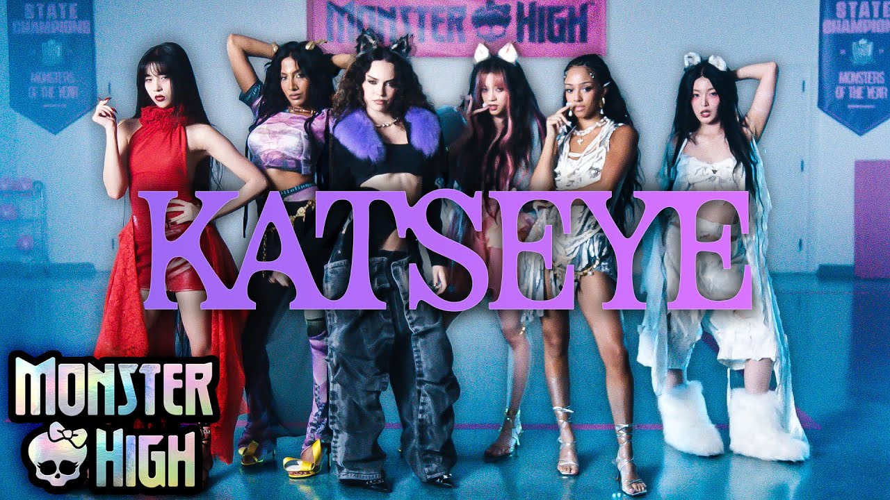 Monster High Fright Song ft. KATSEYE | Official Music Video | Monster High