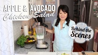Apple and Avocado Chicken Salad - Behind the Scenes (7/18/14) | Chef Julie Yoon