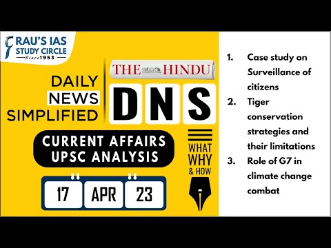 The Hindu Analysis | 17 April, 2023 | Daily Current Affairs | UPSC CSE 2023 | DNS