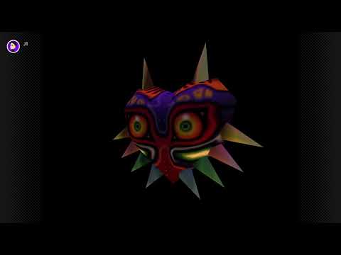 The Legend of Zelda - Majora´s Mask booting on Nintendo Switch Online N64 Emulator.