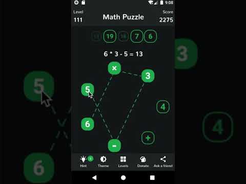 Video Math Puzzle